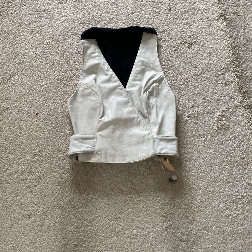 Wilson’s leather crop top